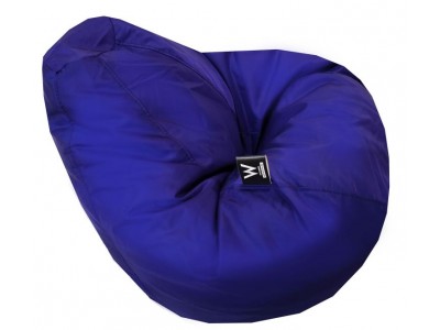 ПУФ Барбарон Круша за дете - водонепропусклив (тъмно син/промазка)